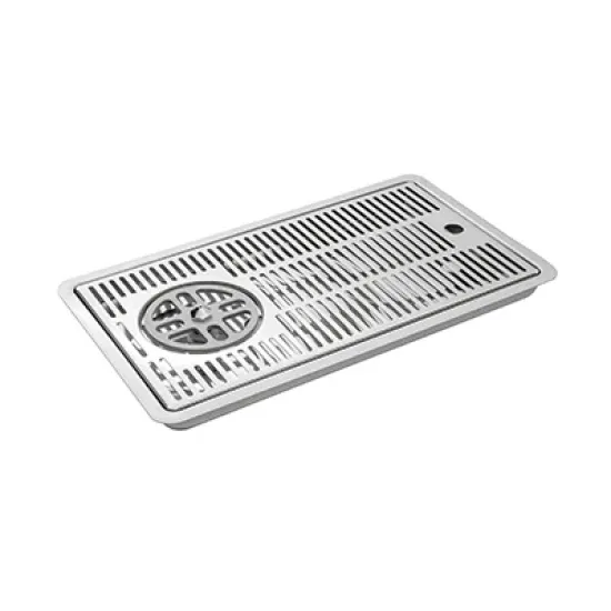 Встраиваемый каплесборник со споласкиванием бокалов и сливом