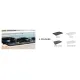 Контейнер Plexi GN 1/1 глубиной 20 мм из полиметилметакрилата Белый (A00009233)