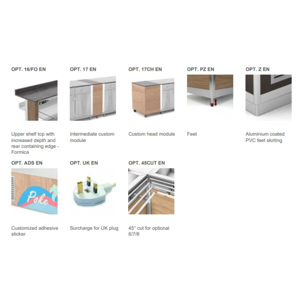 ГОРЯЧИЙ БУФЕТ С ГАЛОГЕННЫМИ ЛАМПАМИ ATHENA 6 BM/HALO W