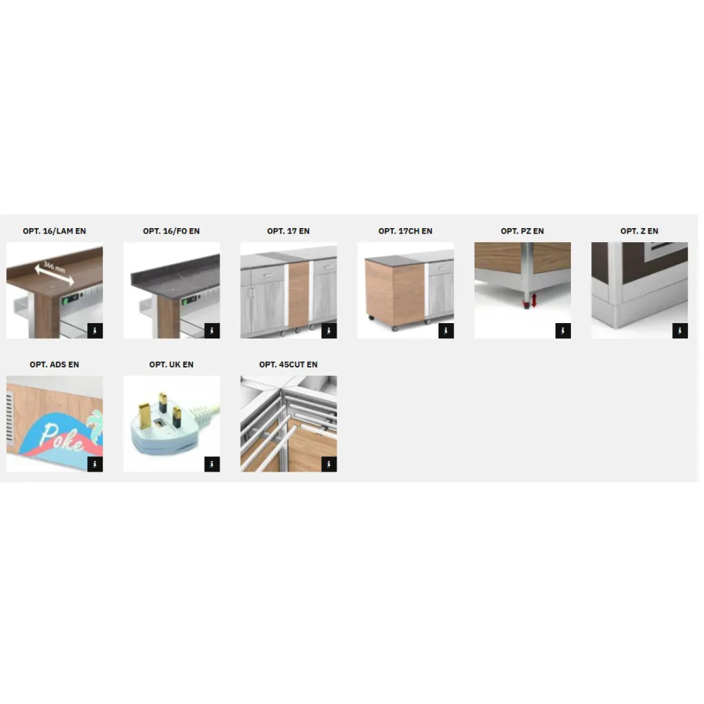 ХОЛОДИЛЬНЫЙ СТОЛЕШНИЦА-БУФЕТ ATHENA 5 PR/M W