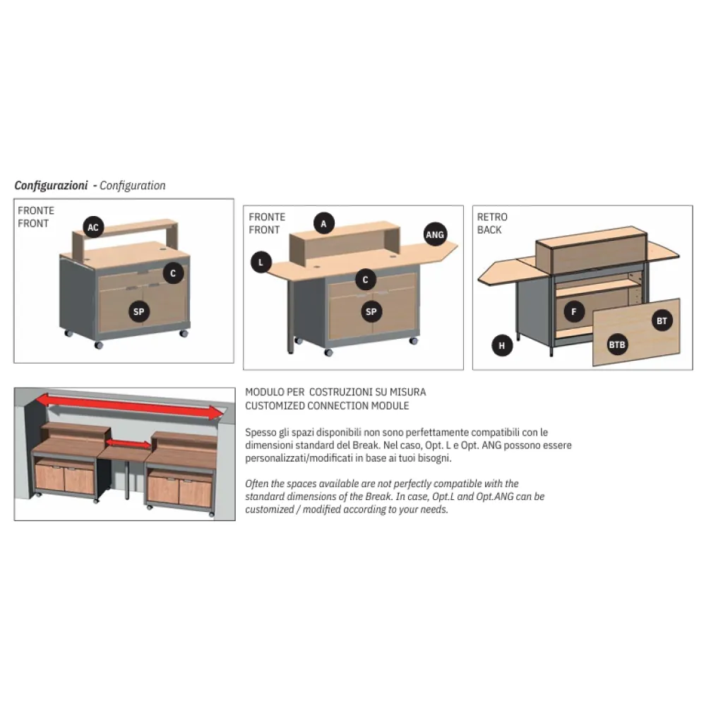 НЕЙТРАЛЬНЫЙ МОДУЛЬ БУФЕТА BREAK