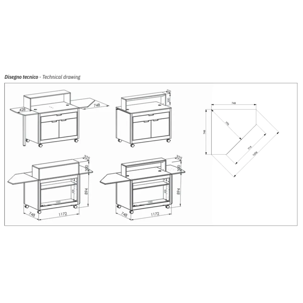 НЕЙТРАЛЬНЫЙ МОДУЛЬ БУФЕТА BREAK