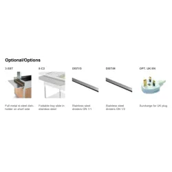 ГОРЯЧИЙ МАРМИТ ТЕЛЕЖКA С LED ОСВЕЩЕНИЕМ COMPASS 2 LED