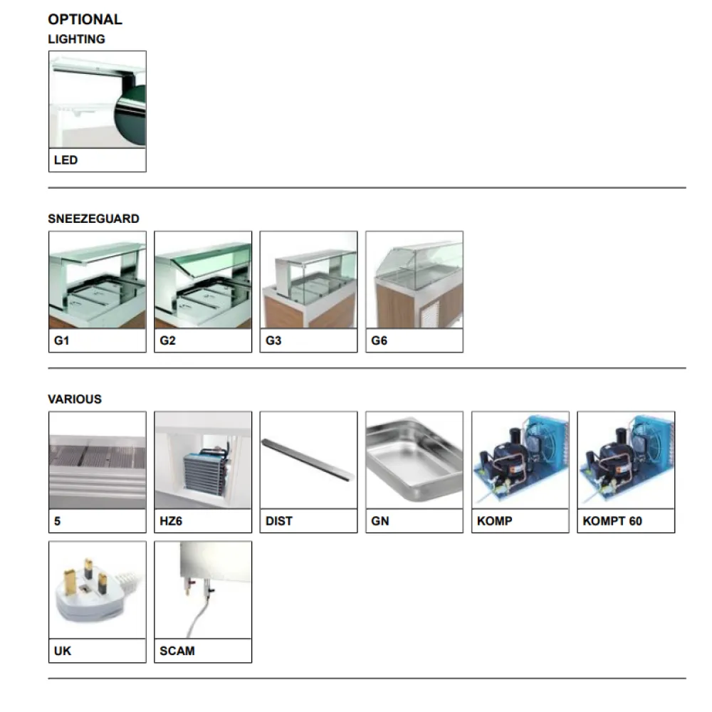 ХОЛОДИЛЬНАЯ ПОВЕРХНОСТЬ ИЗ БЕТАКРИЛА DROP-IN-2PR