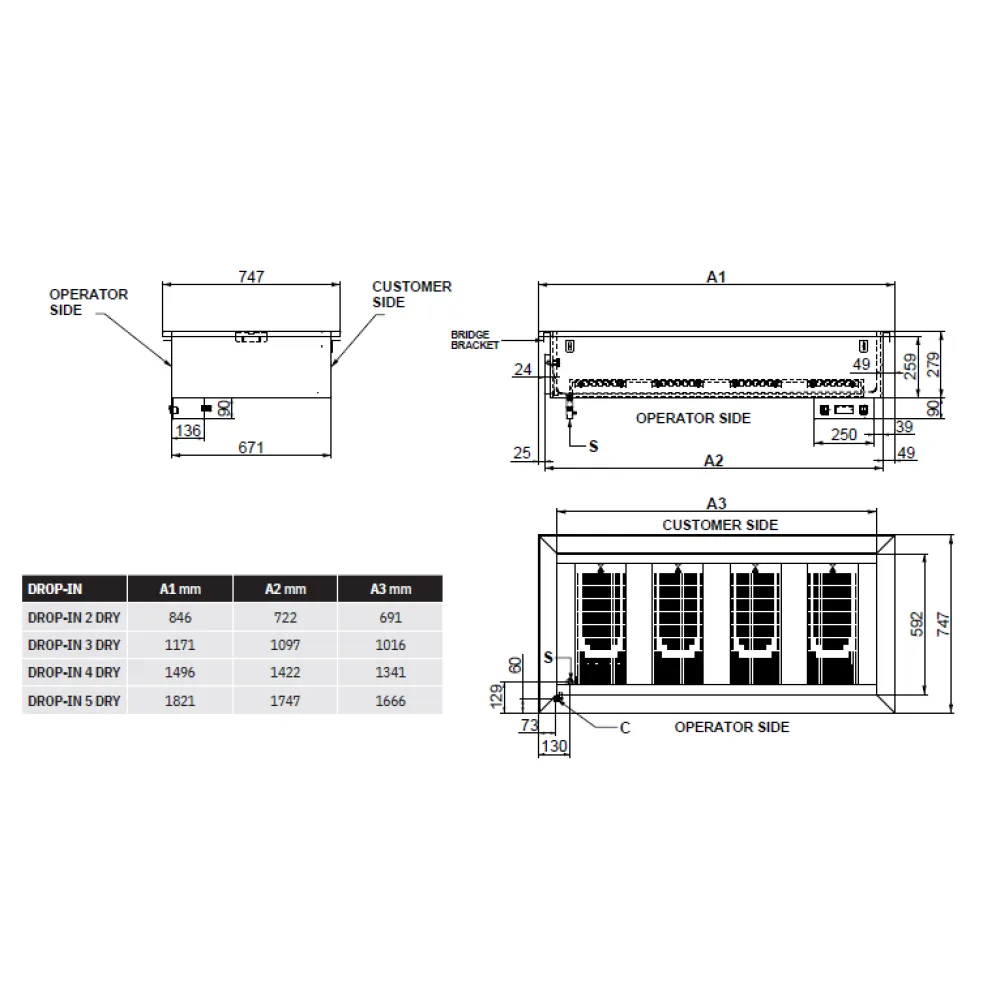 ГОРЯЧИЙ МАРМИТ С СУХИМ ОТОПЛЕНИЕМ DROP-IN 4 DRY