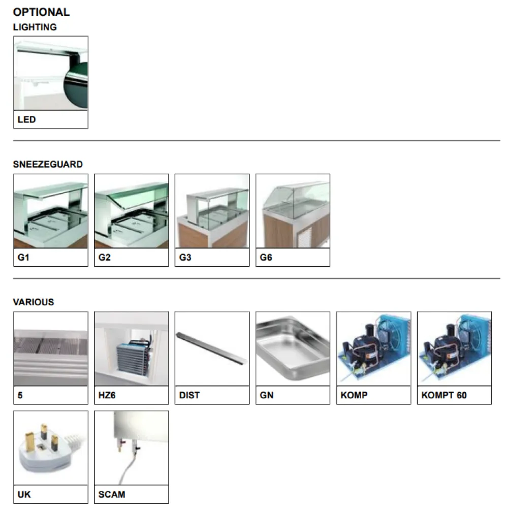 ХОЛОДИЛЬНАЯ ПОВЕРХНОСТЬ ИЗ НЕРЖАВЕЮЩЕЙ СТАЛИ DROP-IN-2PR-IN