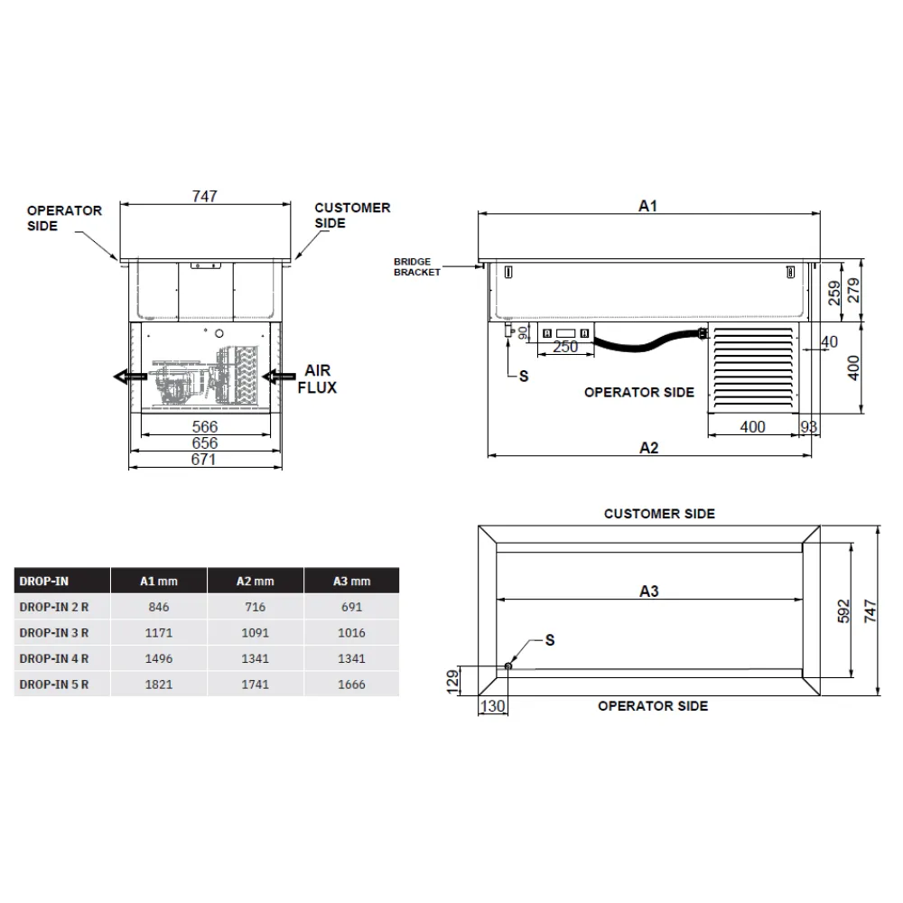ХОЛОДНЫЙ МАРМИТ DROP-IN-5R