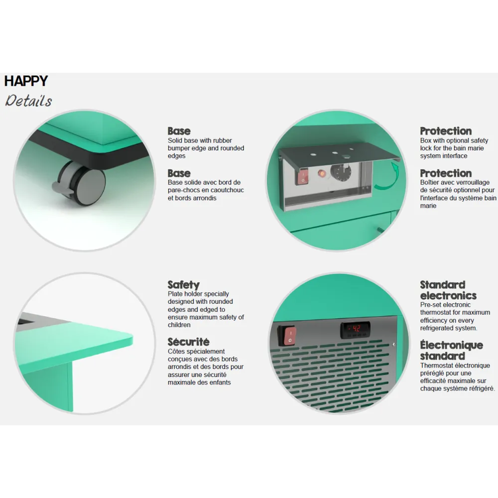 ГОРЯЧИЙ БУФЕТ-МАРМИТ HAPPY 4 BM