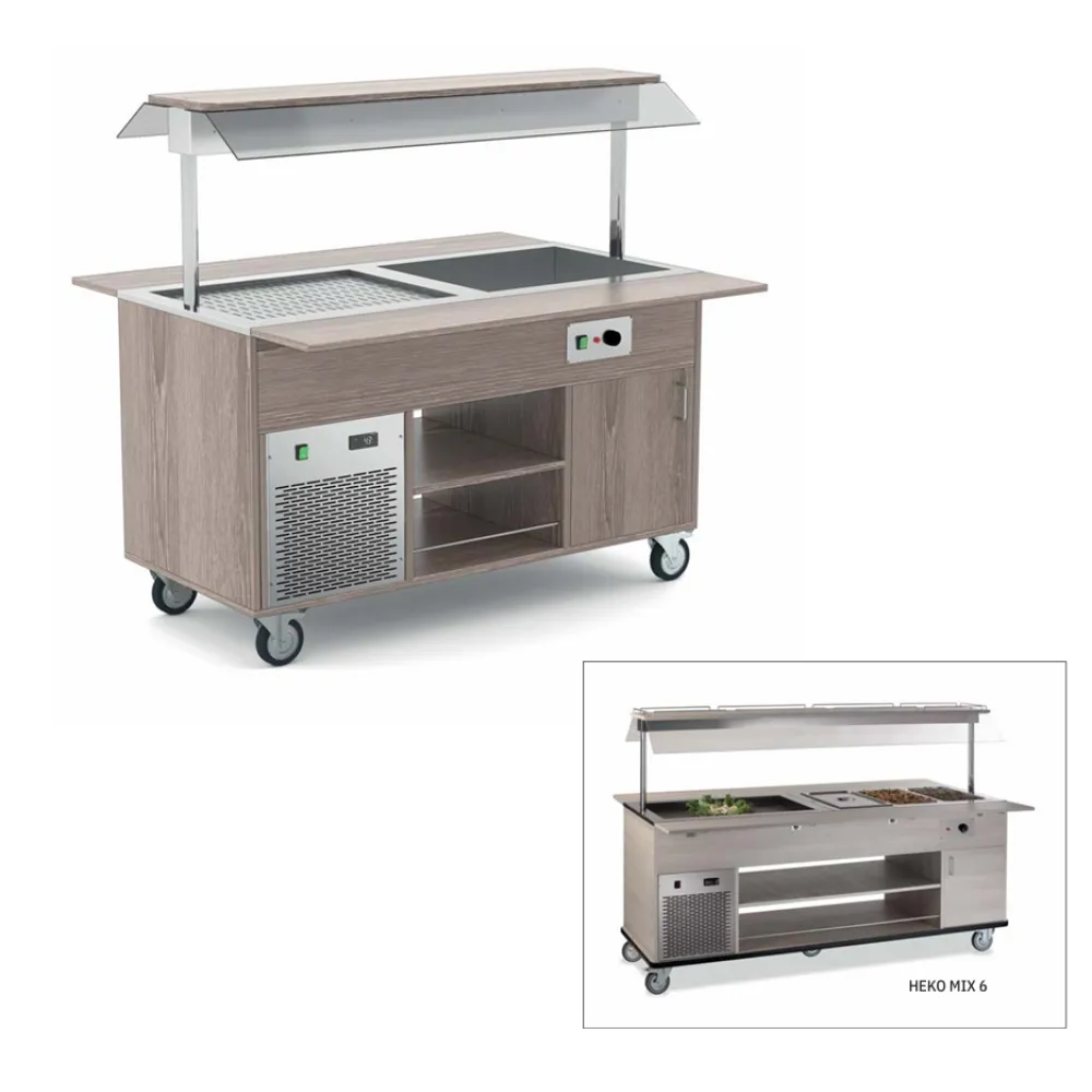 ХОЛОДНЫЙ/ГОРЯЧИЙ БУФЕТ HEKO 6 MIX