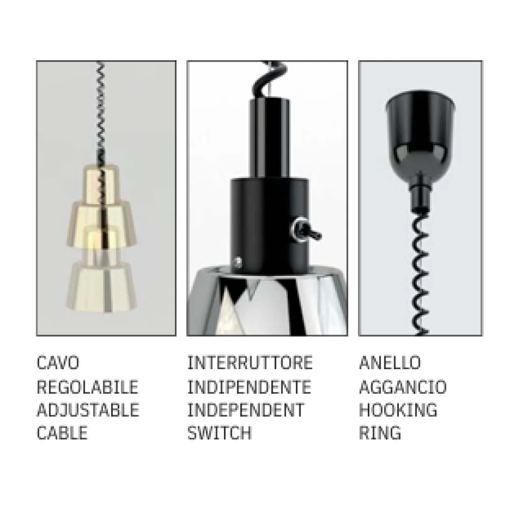 ПОДВЕСНАЯ ИНФРАКРАСНАЯ ТЕПЛОВАЯ ЛАМПА HELIOS AIR P2