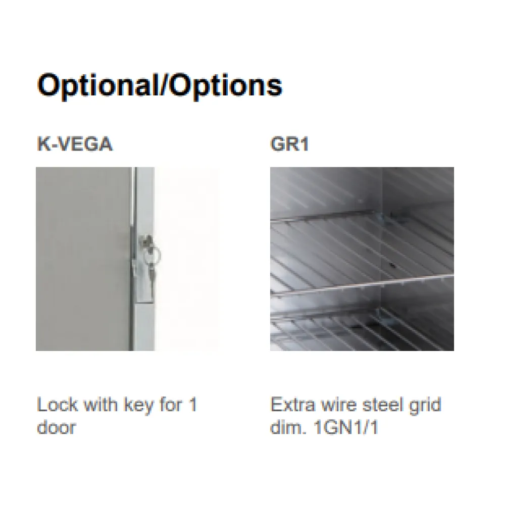 ШКАФ ИЗ НЕРЖАВЕЮЩЕЙ СТАЛИ НА КОЛЕСАХ ДЛЯ КОНТЕЙНЕРОВ GN NEUTROVEGA 2 SH C10