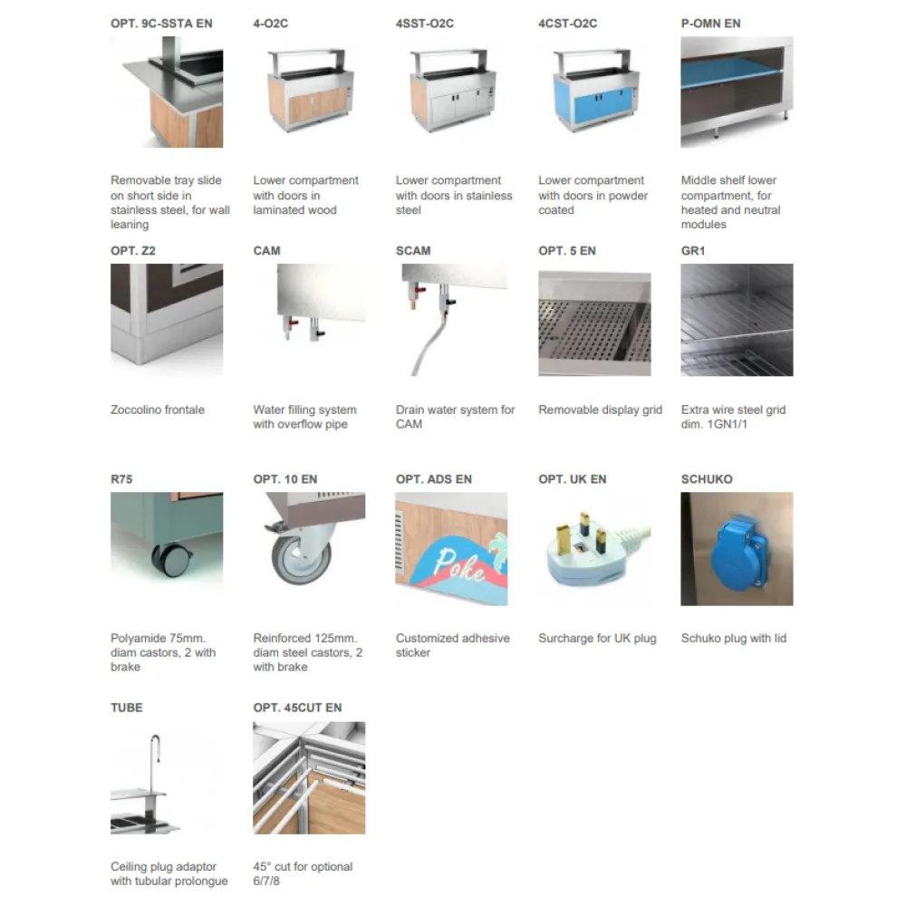 ГОРЯЧИЙ БУФЕТ С ВЕНТИЛЯТОРОМ И НИЖНИМ ОТДЕЛЕНИЕМ OMNIA 2BM/SC