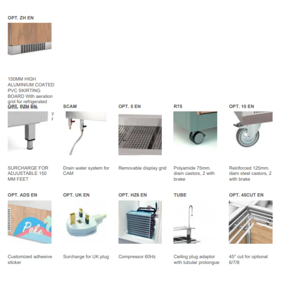 ХОЛОДНАЯ КУХНЯ С ВЕНТИЛЯТОРОМ И ИСПАРИТЕЛЕМ OMNIA 5RV-E