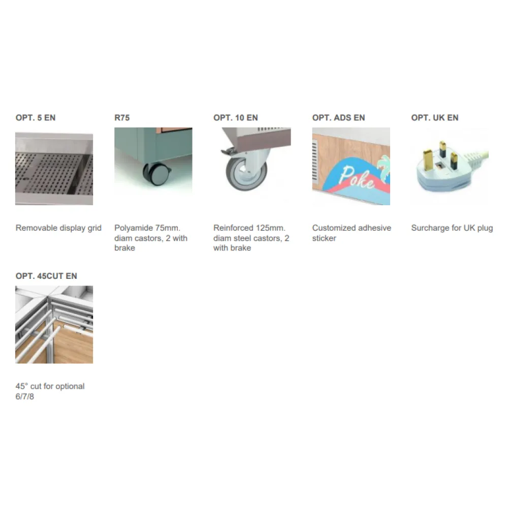 BAIN-MARIE ГОРЯЧИЙ БУФЕТ С ОТДЕЛЬНЫМИ МАРМАЙТАМИ OMNIA 4BM/SEP