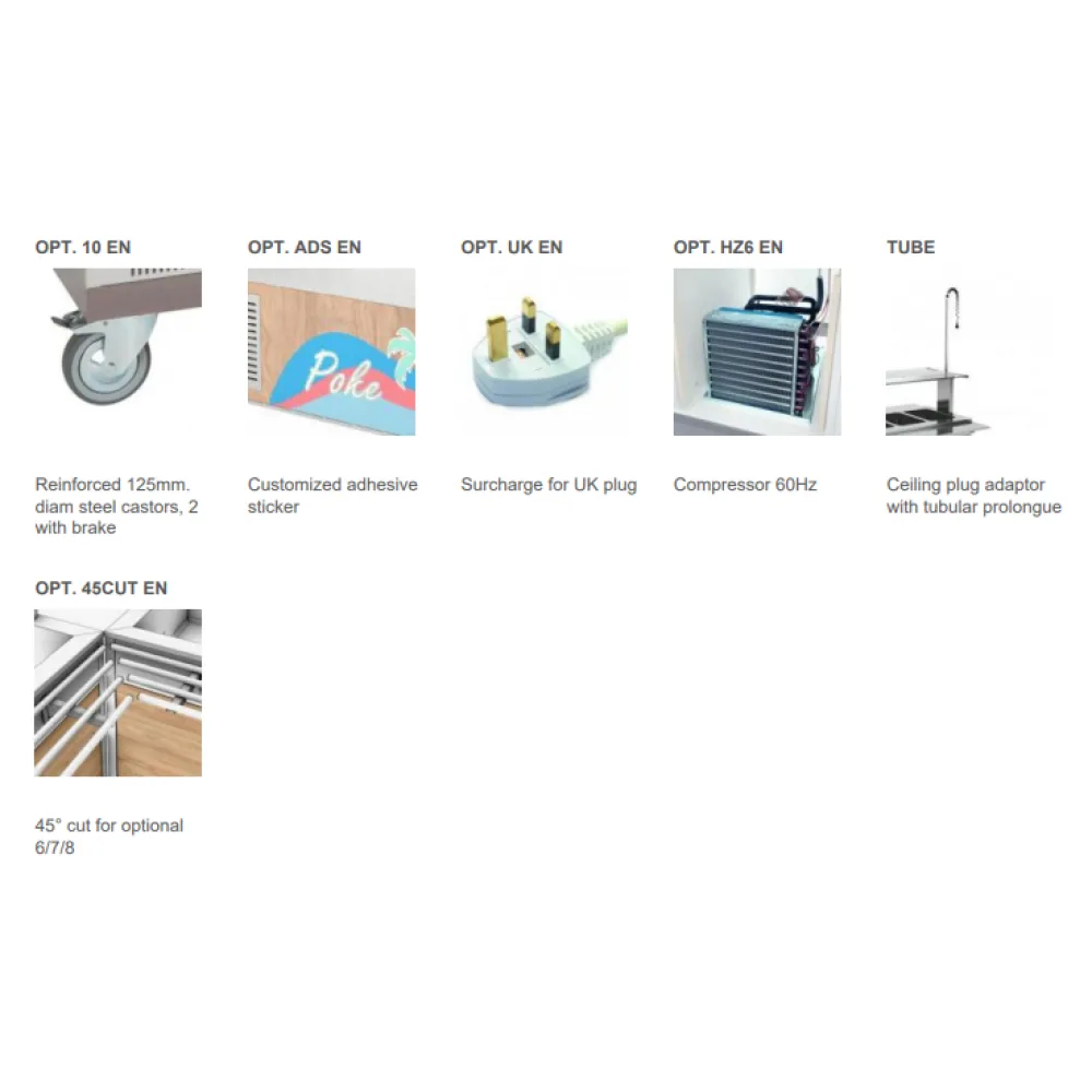 ХОЛОДНЫЙ БУФЕТ С СТОЛЕШНИЦЕЙ ИЗ HANEX® БЕТАКРИЛА OMNIA 4PR