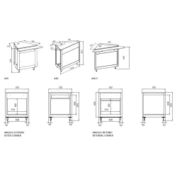 МОДУЛЬ OMNIA A90S 90° УЗКИЙ