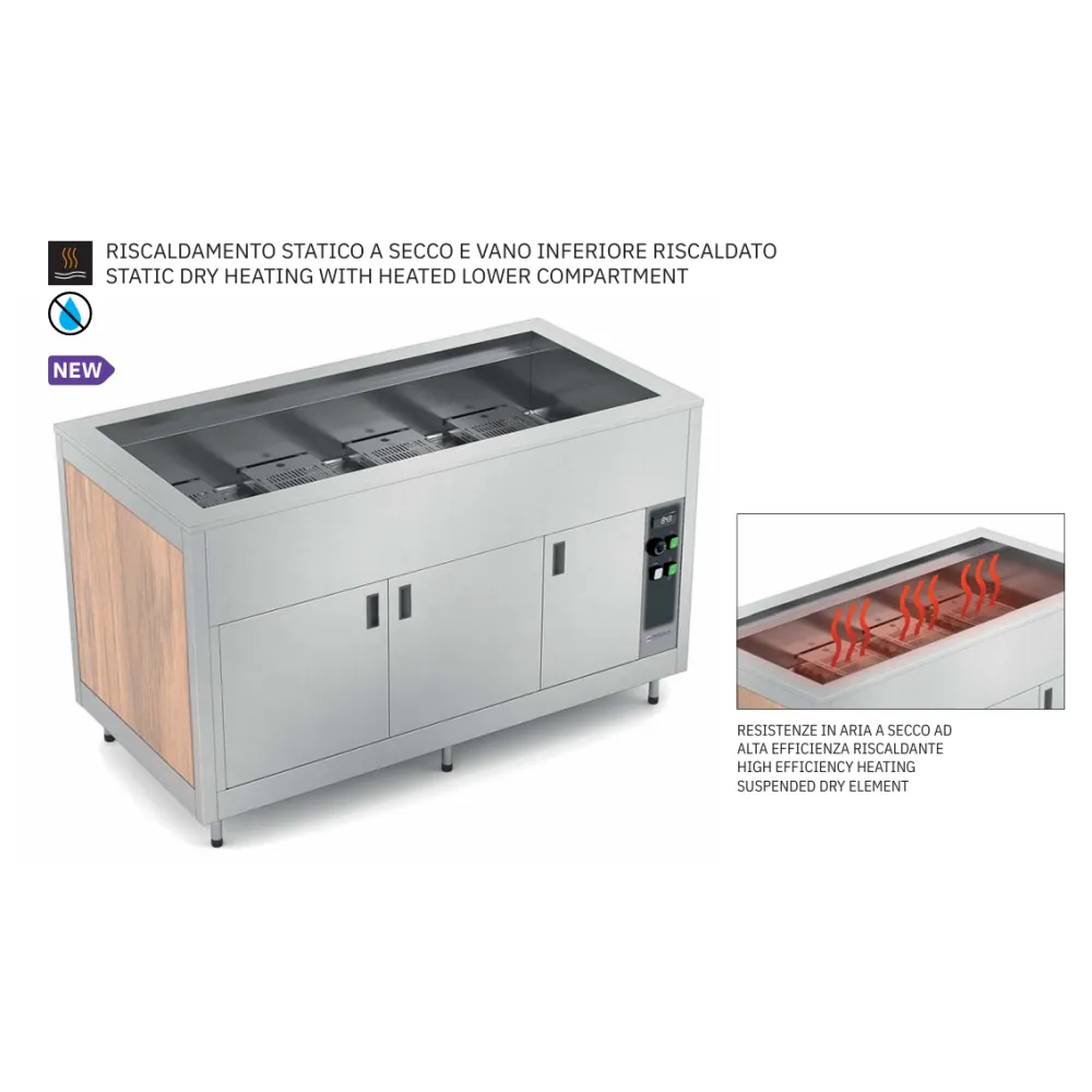 СУХОЙ ПОДОГРЕВНОЙ БУФЕТ С НИЖНИМ ОТДЕЛЕНИЕМ OMNIA 5 DRY/SC