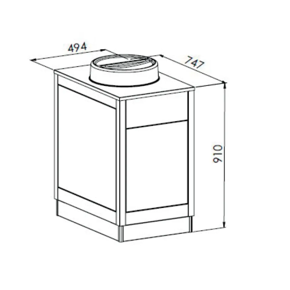 ДИСПЕНСЕР ДЛЯ ТАРЕЛОК OMNIA PLC N28