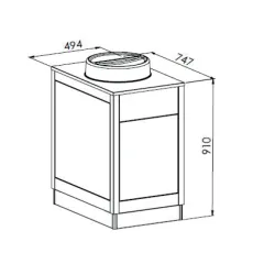 ДИСПЕНСЕР ДЛЯ ТАРЕЛОК OMNIA PLC N18