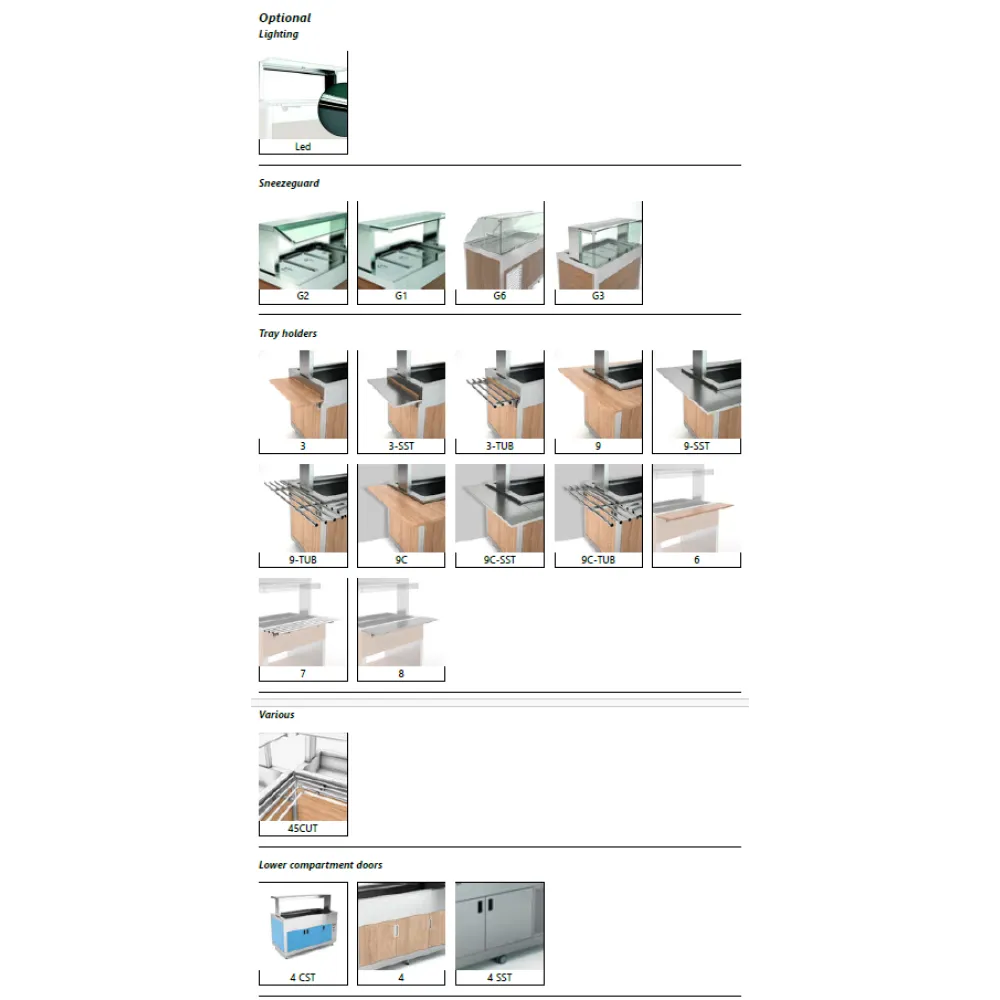ХОЛОДНЫЙ БУФЕТ С ВЕНТИЛЯТОРОМ И С ХОЛОДИЛЬНЫМ НИЗКИМ ОТДЕЛЕНИЕМ OMNIA 5RV/SF
