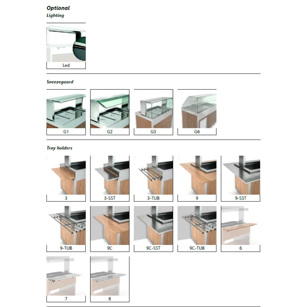 ХОЛОДНЫЙ БУФЕТ С ВЕНТИЛЯТОРОМ И С ХОЛОДИЛЬНЫМ НИЗКИМ ОТДЕЛЕНИЕМ OMNIA 3RV/SF