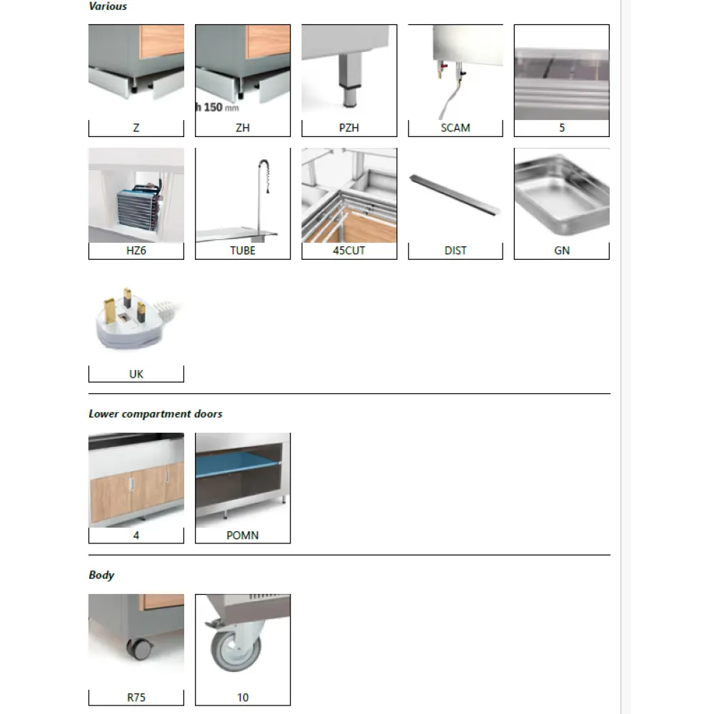 ХОЛОДНЫЙ БУФЕТ С ВЕНТИЛЯТОРОМ И С ХОЛОДИЛЬНЫМ НИЗКИМ ОТДЕЛЕНИЕМ OMNIA 3RV/SF