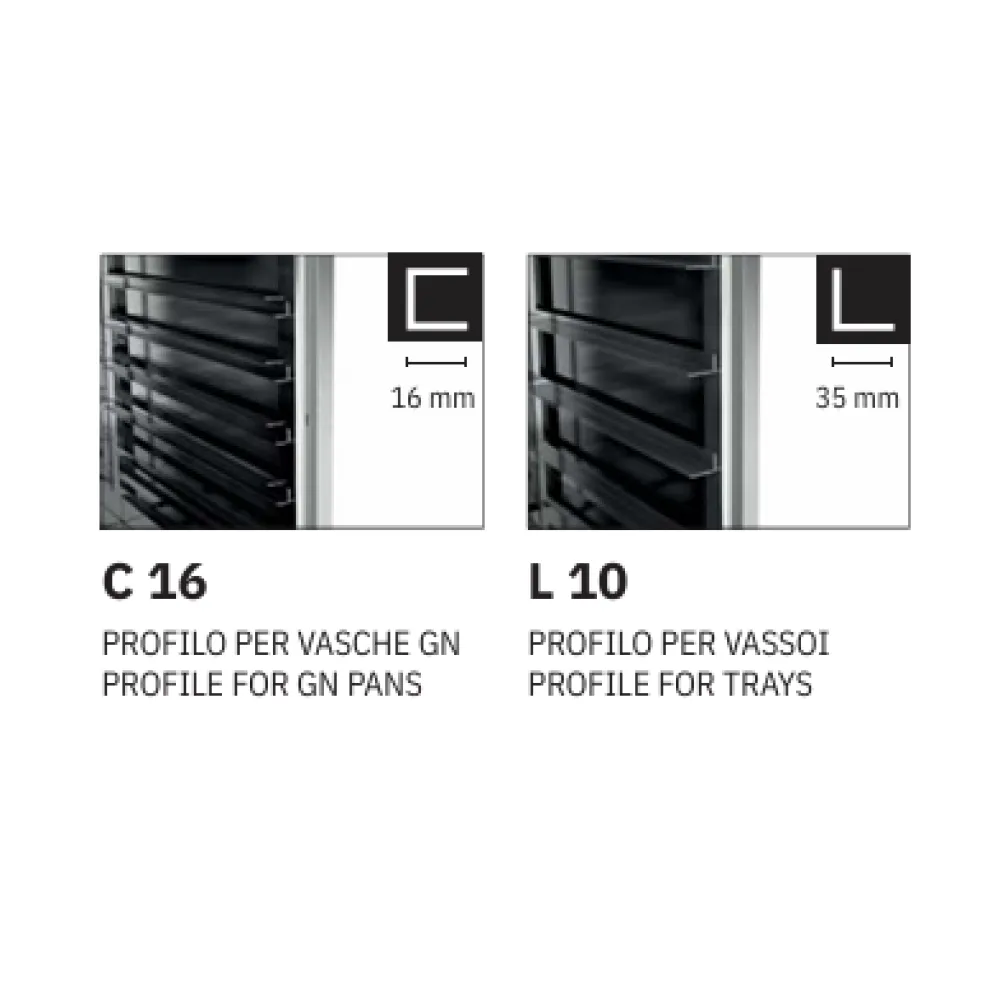 ГОРЯЧИЙ ШКАФ ИЗ НЕРЖАВЕЮЩЕЙ СТАЛИ НА КОЛЕСАХ THERMOVEGA 2 C16