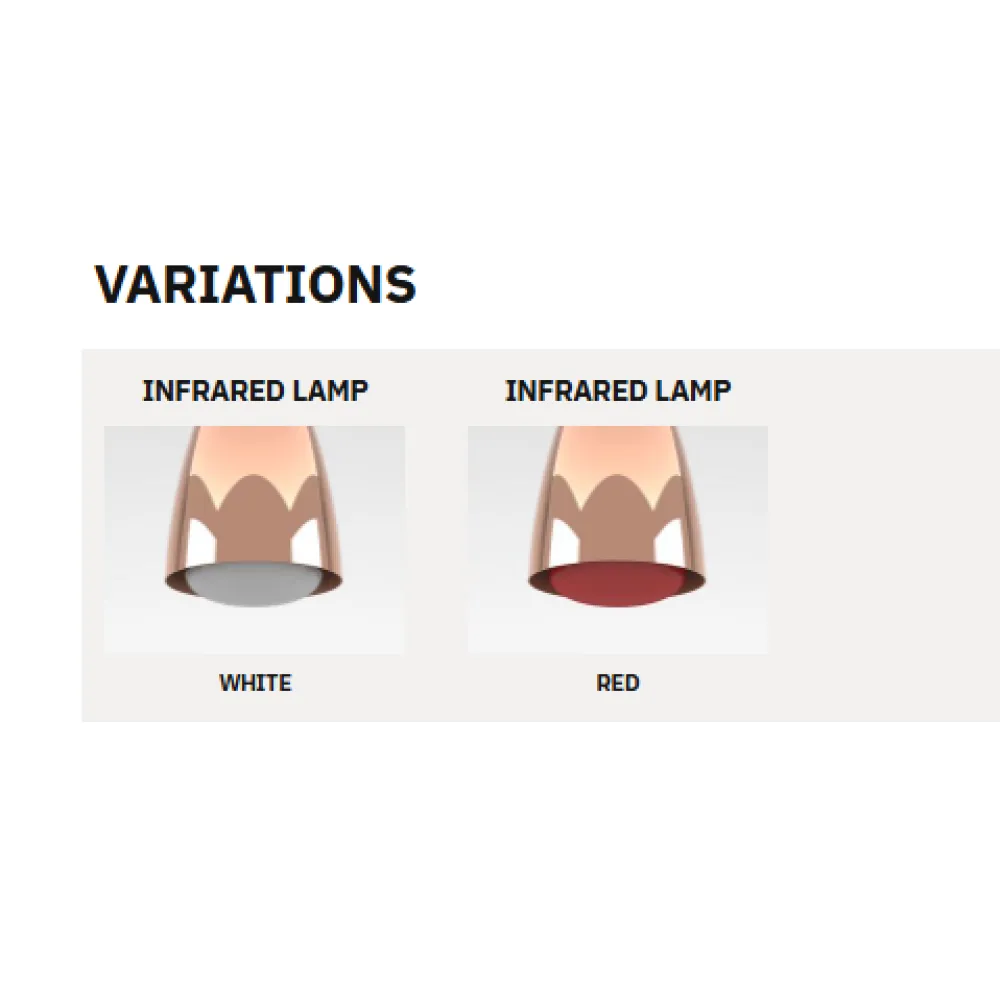 НАГРЕВАТЕЛЬНАЯ ПОВЕРХНОСТЬ С ПОДСТАВКОЙ ДЛЯ ИНФРАКРАСНОЙ ЛАМПЫ VULCANO 3/1 INFRA