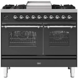 Плита с духовкой Nostalgie PD10FWE3 6 конфорок с жарочной поверхностью