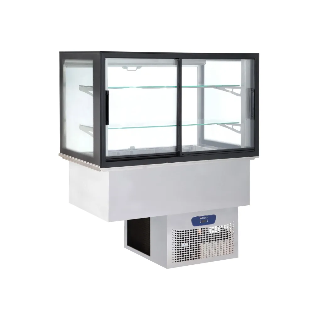 Холодильная витрина с раздвижными дверями 1200x700x1440