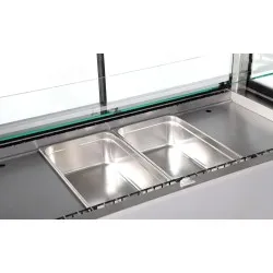 Холодильная витрина с раздвижными дверями 1200x700x1440