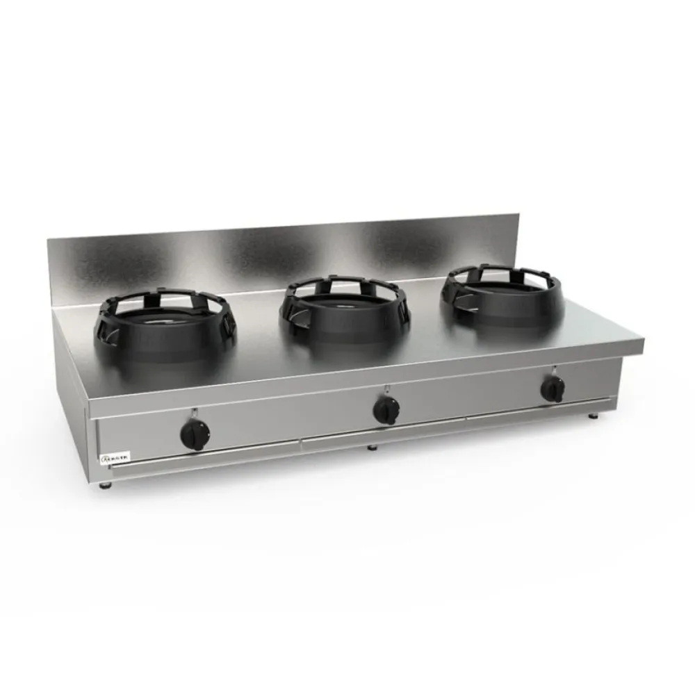 Газовая WOK-плита 1500x700 мм LS03150070BB