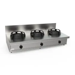 Газовая WOK-плита 1500x700 мм LS03150070BB