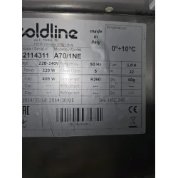 Мало использованный холодильник Coldline 700 л