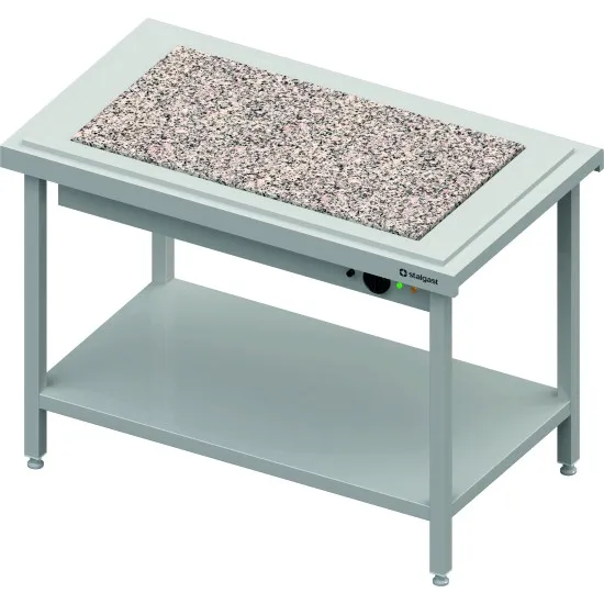 Столешница с горячей гранитной поверхностью