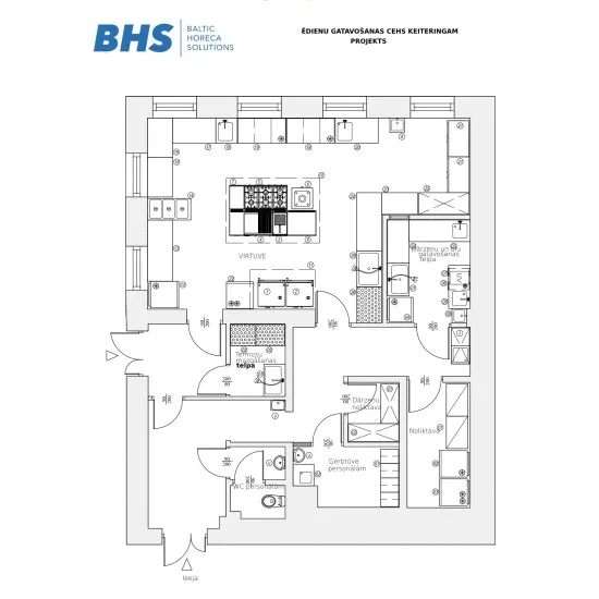 Кулинарный цех для предприятий общественного питания