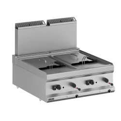 Газовая фритюрница 9+9 литров MFRG77T