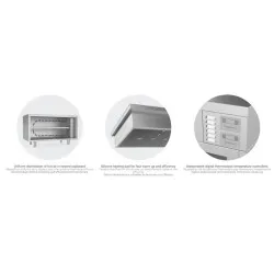 Горячий мармит с подогреваемым шкафом 2 GN1/1