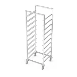 Тележка для 3 посудомоечных кассет 500x500