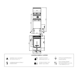 Газовая фритюрница 20.5 литров FRVG94A DOMINA PRO 900