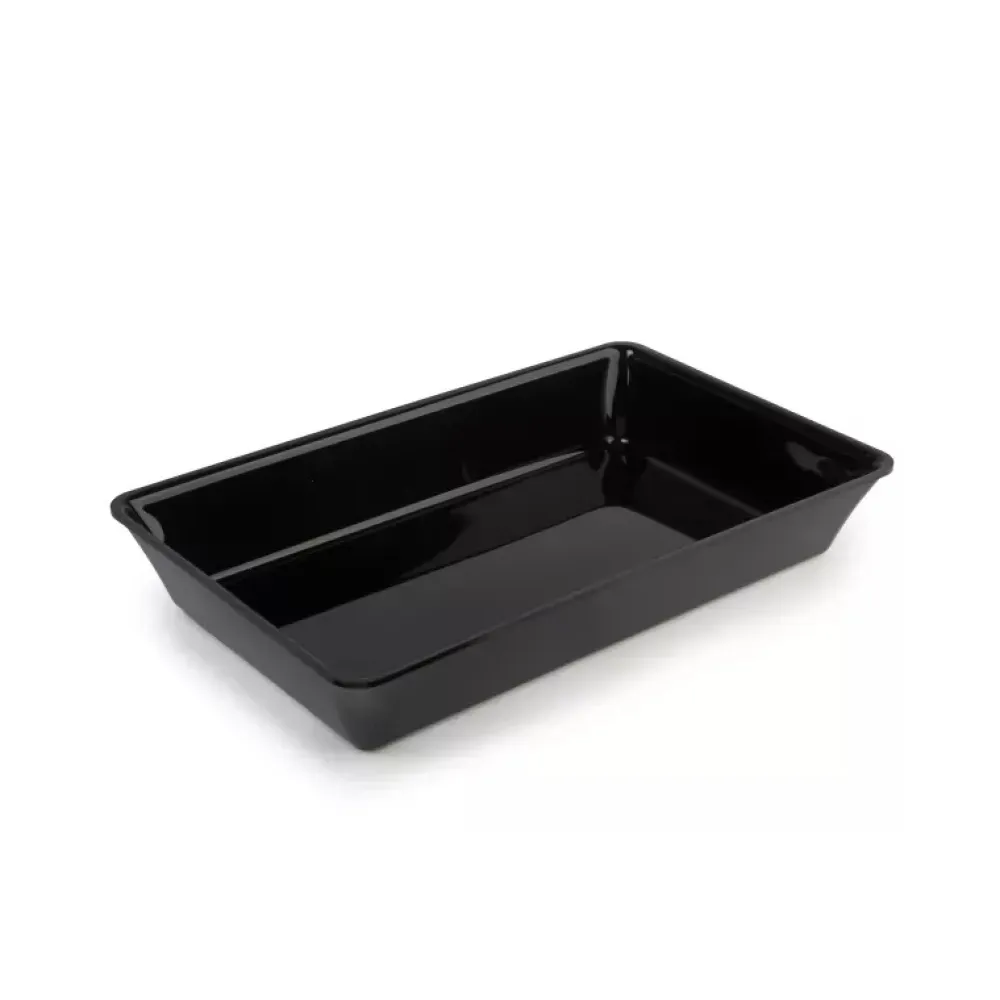 Контейнер Plexi GN 1/1 глубиной 80 мм из полиметилметакрилата Чёрный (A00016756)