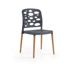 Кресло Bubble с деревянными ножками