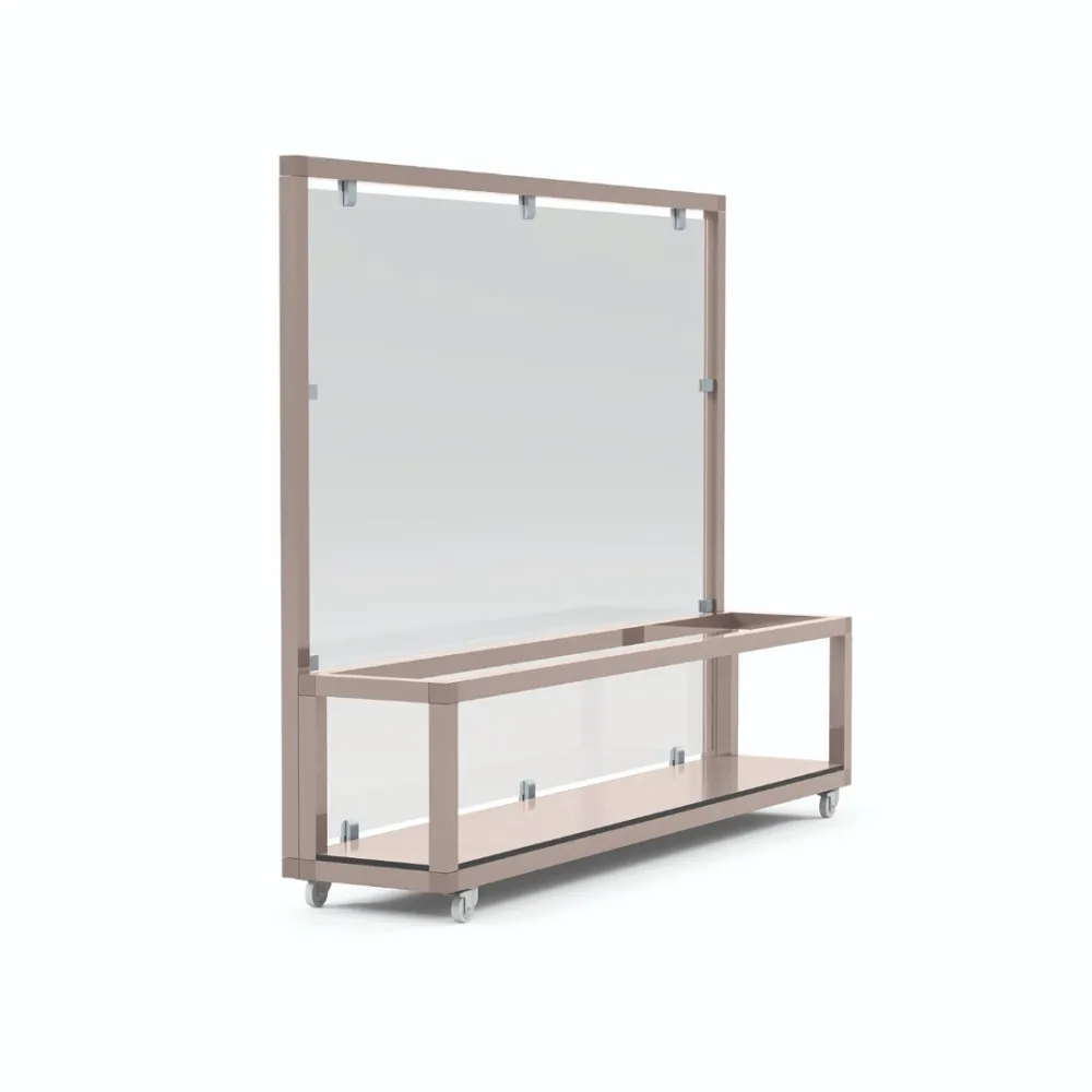 Перегородка с открытым цветочным горшком