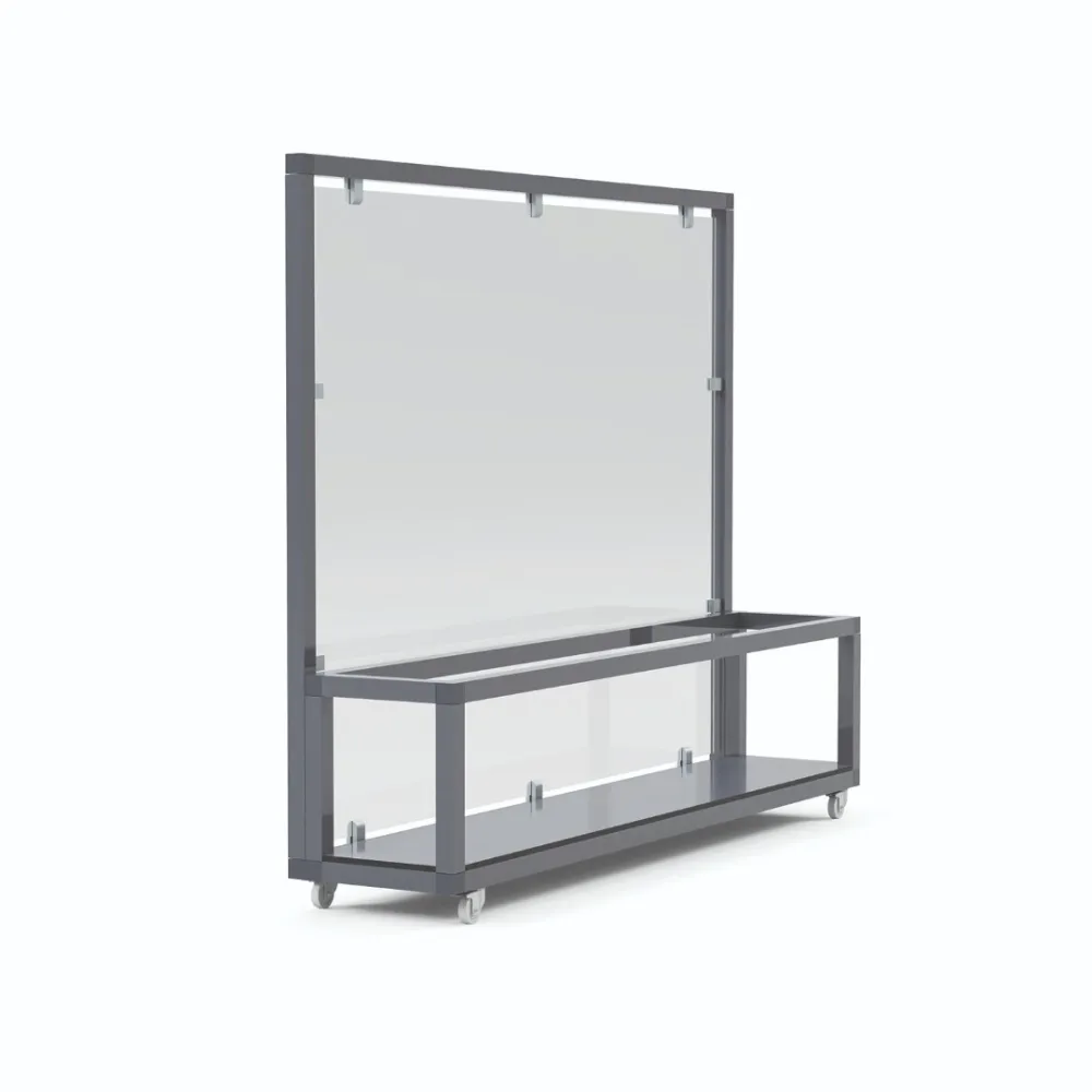 Перегородка с открытым цветочным горшком