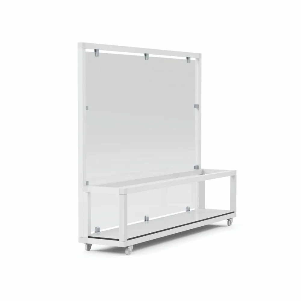 Перегородка с открытым цветочным горшком