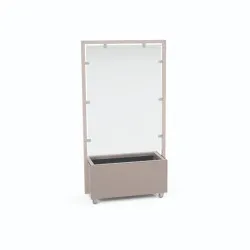 Перегородка с цветочным горшком  H-400mm