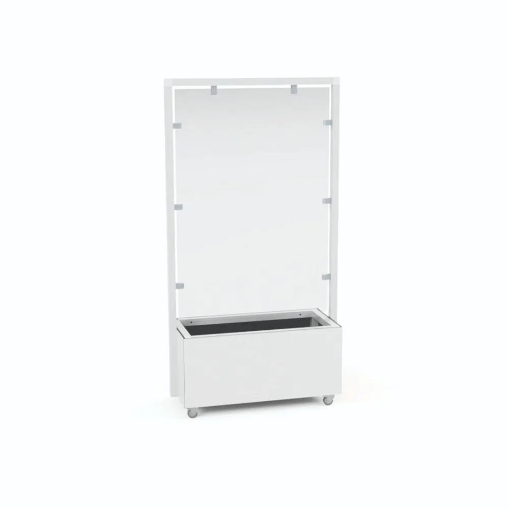 Перегородка с цветочным горшком  H-400mm