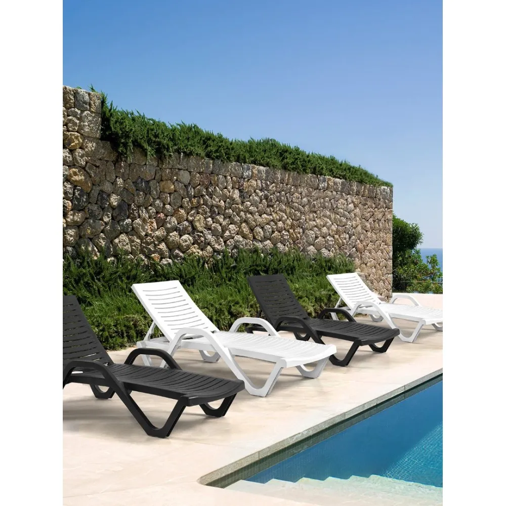 Шезлонг Woody White