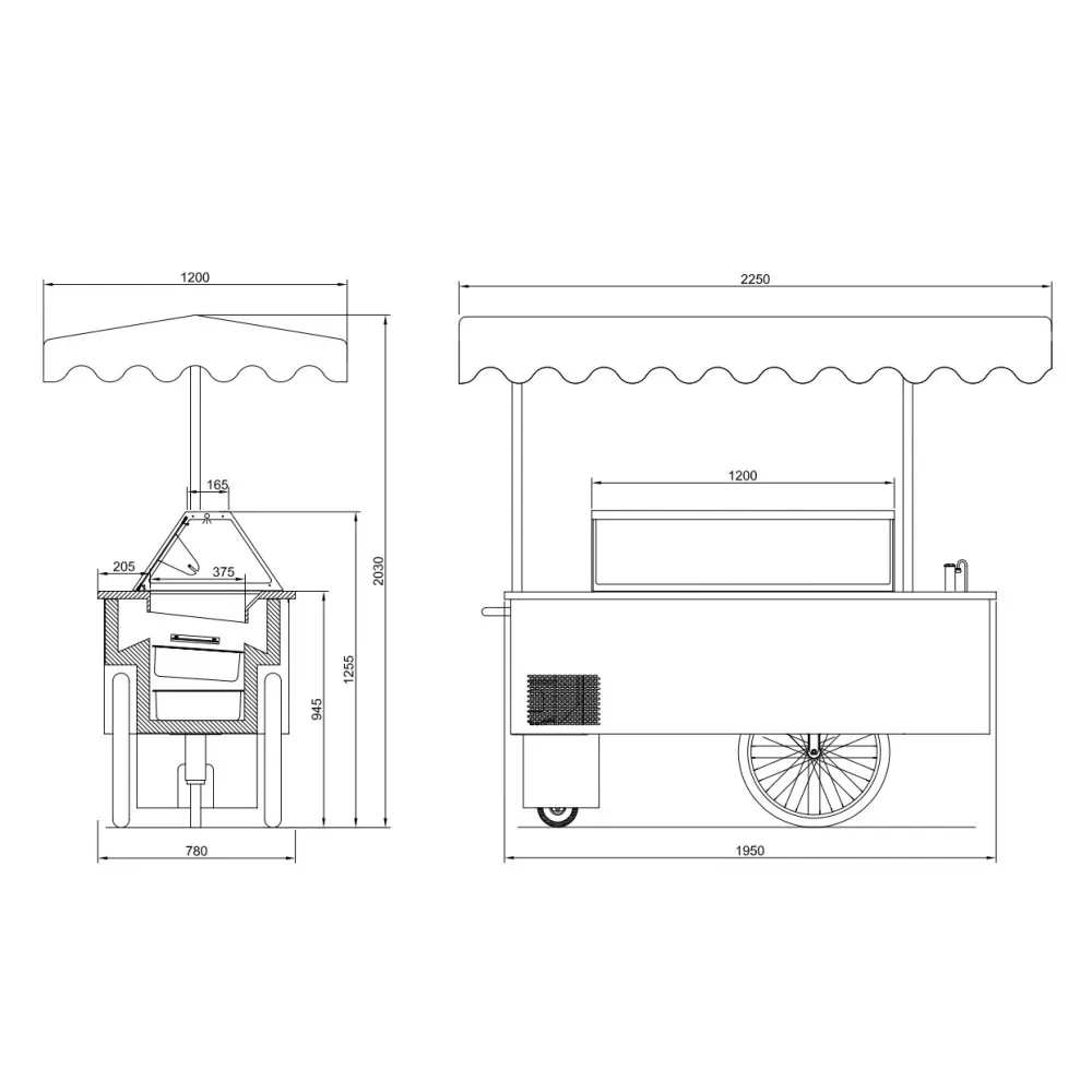 Витрина для мороженого 7SM