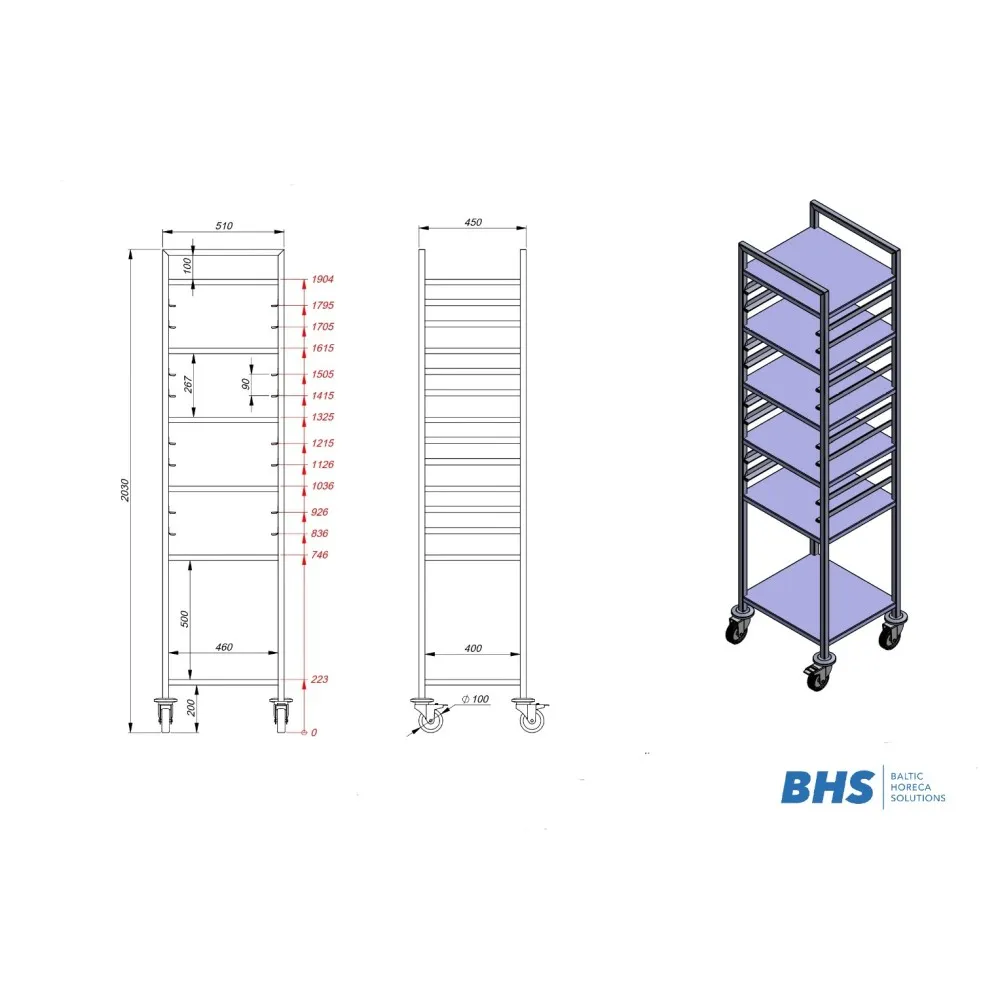 Сервировочные тележкa NN150